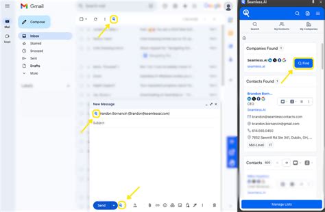 Extensions to Find Contacts .